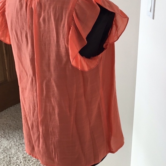 ☀️NWT☀️ Coral Colored Blouse, Size Small For Women - Picture 6 of 12